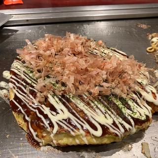 特選ミックス焼き(お好み焼ゆかりホワイティ梅田店)