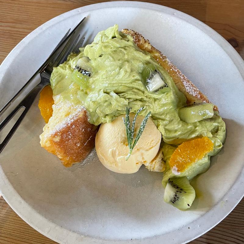 フレンチトースト（ピスタチオクリーム）(choueccha)