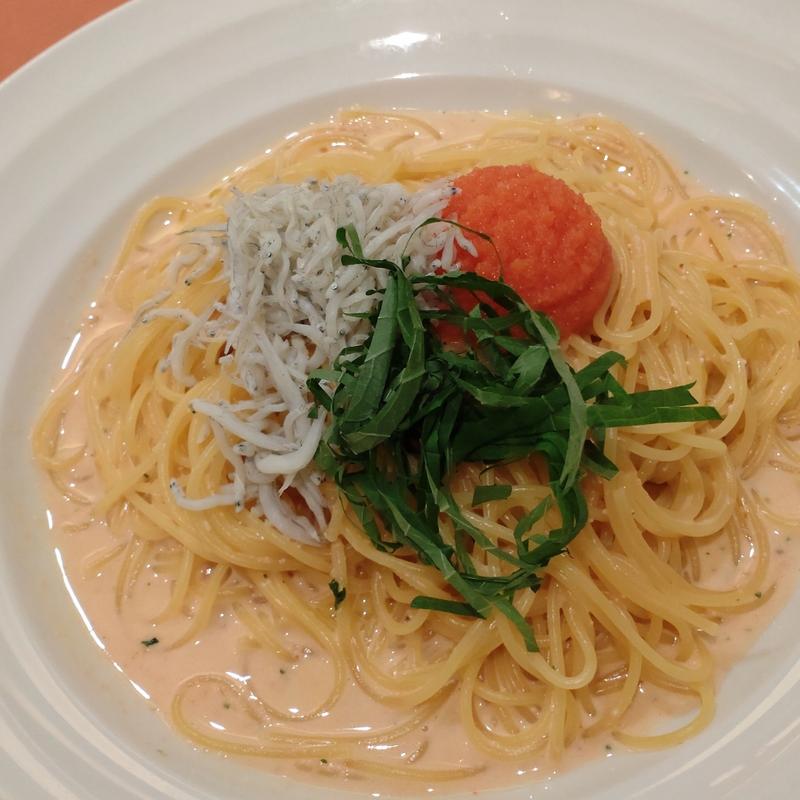 博多明太子としらすのバター香るクリームソース(タパス＆タパス 大森山王店)