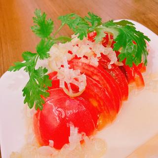冷やしトマト(天津餃子)