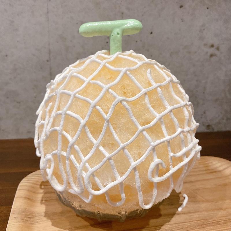 プレミアム夕張＆メロンボール(氷屋ぴぃす )