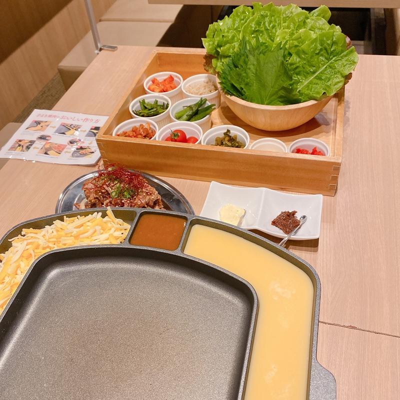 手巻き焼肉　元祖オリジナルセット(手巻き焼肉　金の牛　三宮本店)