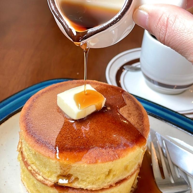 厚焼きホットケーキ(【大阪・あびこ】guadua coffee)