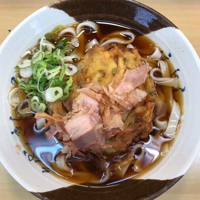 かき揚げきしめん(名代きしめん 住よし JR名古屋駅1・2番ホーム店 （すみよし）)