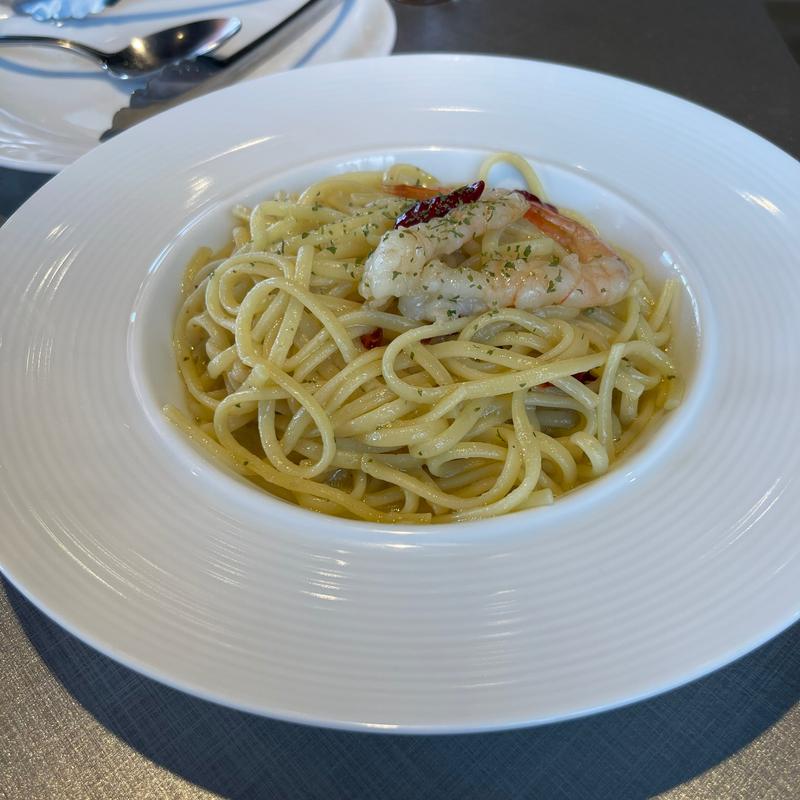 海老のペペロンチーノ(ランチセット)(イルカリーナ)