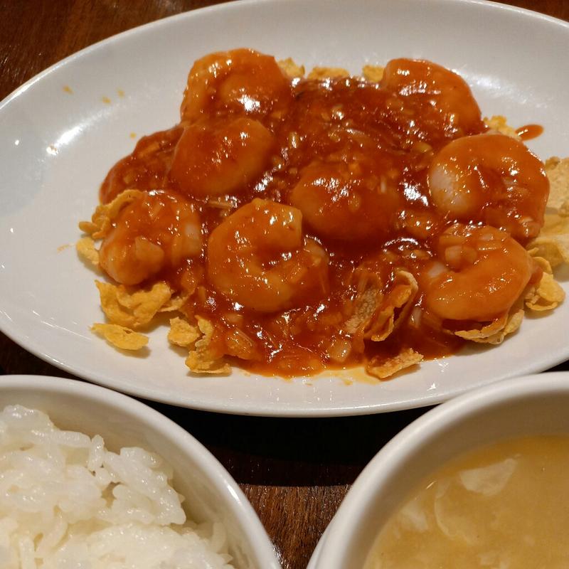 エビチリ(パンダレストラン)