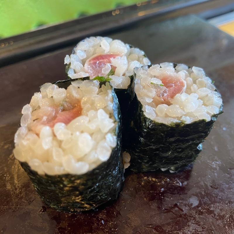 イワシ大葉巻き(鮨あらい)