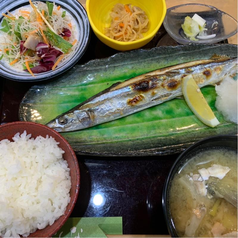 焼き魚膳　さんま塩焼き(旬味旬鮮せんな)