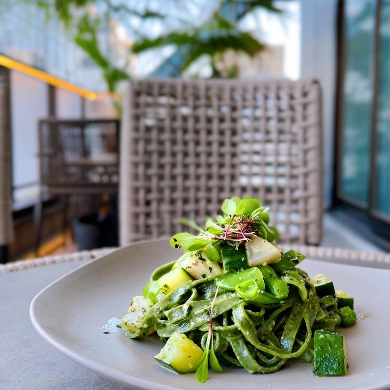 帆立とほうれん草のジェノヴェーゼパスタ(Lipari Osaka （リパリオーサカ）)