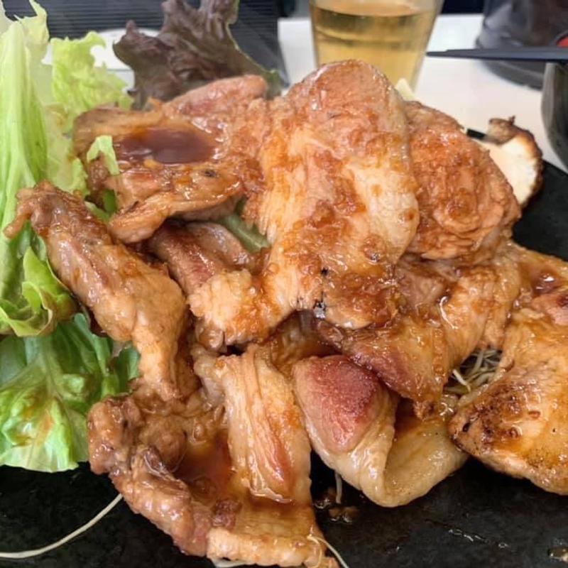 ロースしょうが焼き定食(まるやま食堂 )