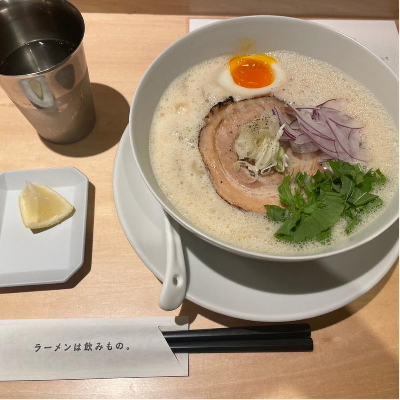 鶏白湯ラーメン(鶏白湯ラーメンMUTSUKI)