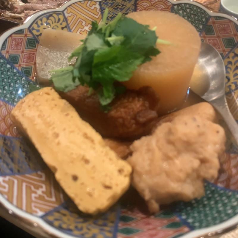 おでん盛り(和食＆イタリアン居酒屋 中目黒 魚の花)