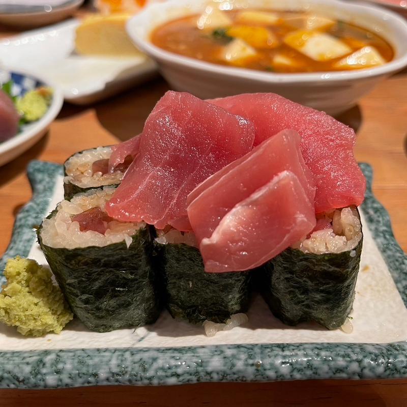 鉄火巻き(大衆酒肴スタンドさかば。第3ビル店)