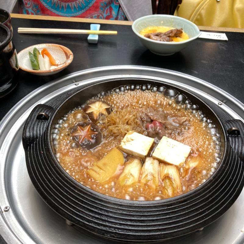 すき焼き定食(肉の山本)
