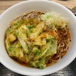 小柱の海苔のかき揚げ(生蕎麦いろり庵きらく横浜北口店)