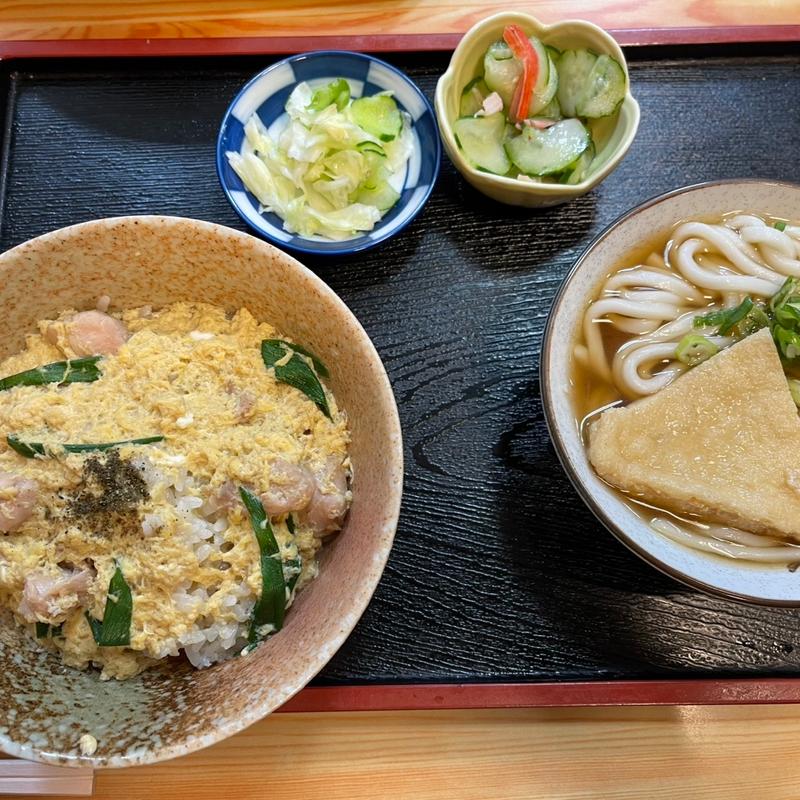 親子丼ミニうどんセット(和食めん処　しず)
