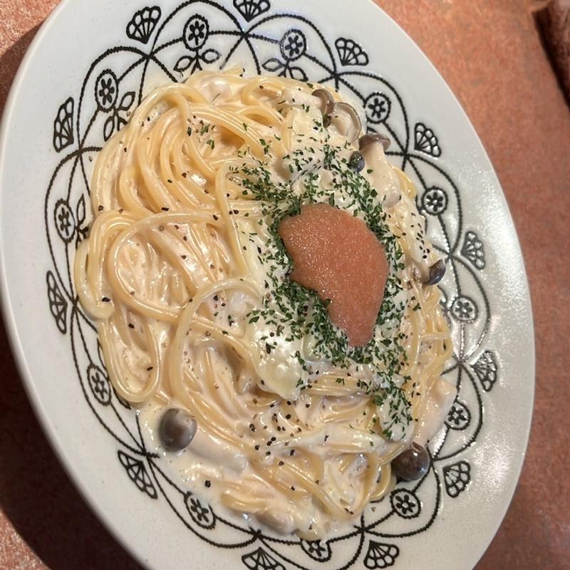 たらこクリームパスタ(すぱげてぃ屋)