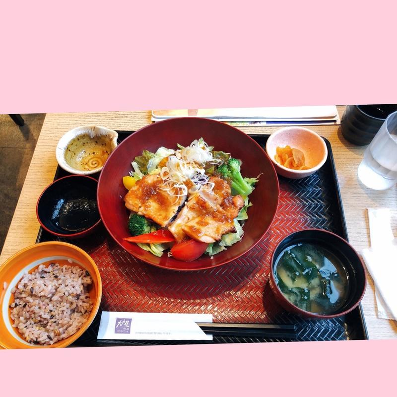 もろみチキンの彩りサラダボウル(大戸屋ごはん処 溝の口店)