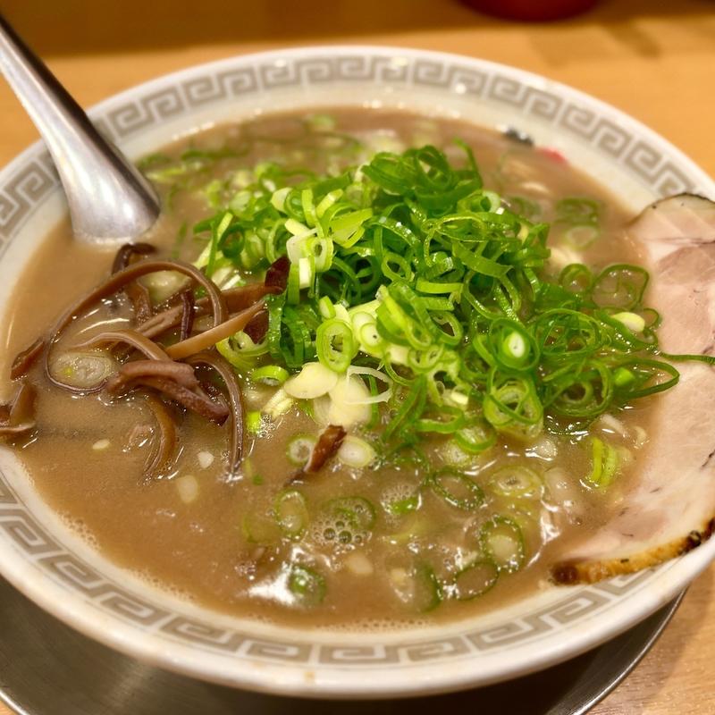 ネギラーメン(博多ラーメン 和)