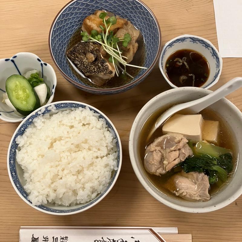銀ムツ煮付定食(三州屋)