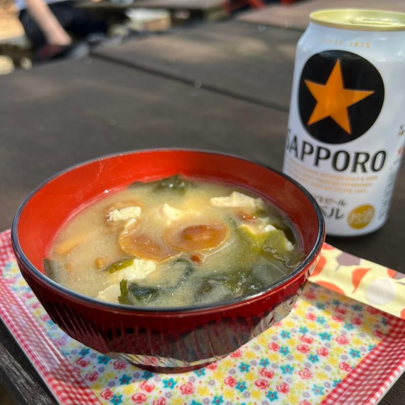 なめこ味噌汁(春美茶屋)