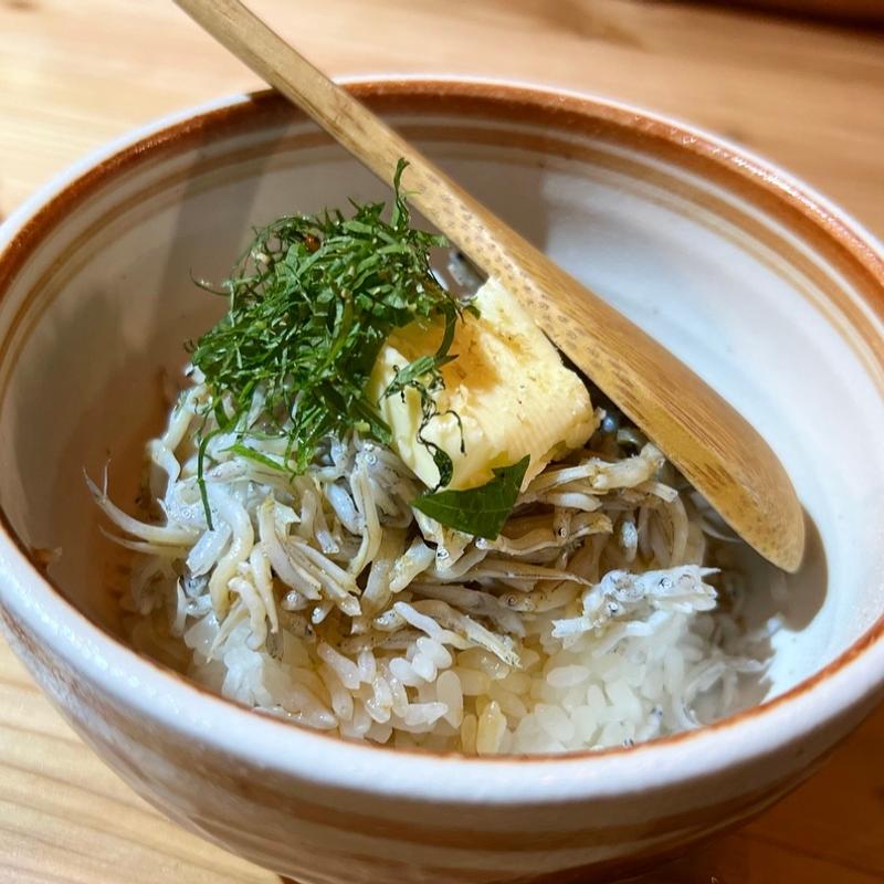 しらす丼(京串揚げ オクノヒダリ)