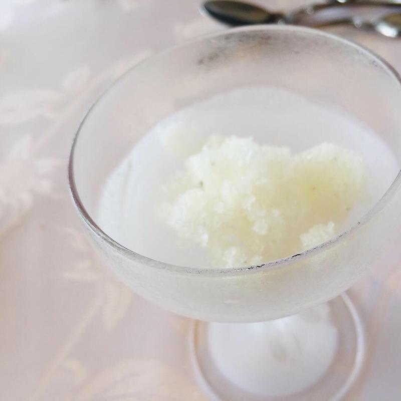 ミントのソルベ おまかせランチコース(西洋料理とワインの店 巴里市場 （パリイチバ）)