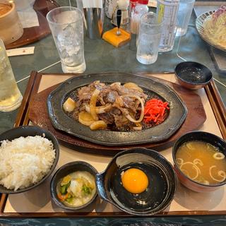 国産牛バラ肉の鉄板焼き膳(猿島カントリークラブ レストラン)