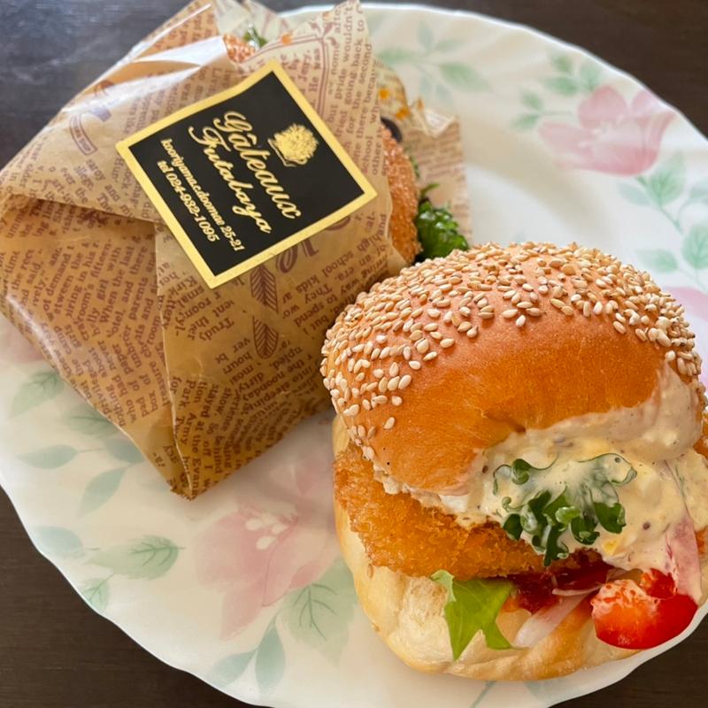 スパイシーチキンバーガー&フィッシュバーガー(ふたばや )