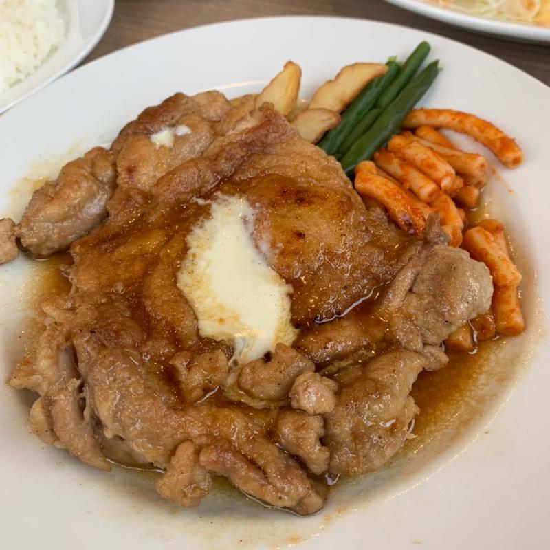 チキンソテーライス(金とき本店)