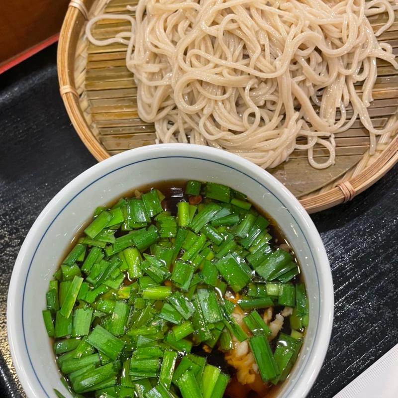 ニラ蕎麦(そば処 信州屋 渋谷店)