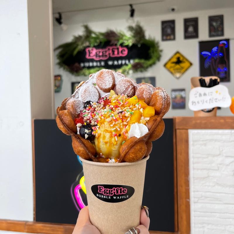 バブルワッフルアイスセット(Egg'fle エッフル)