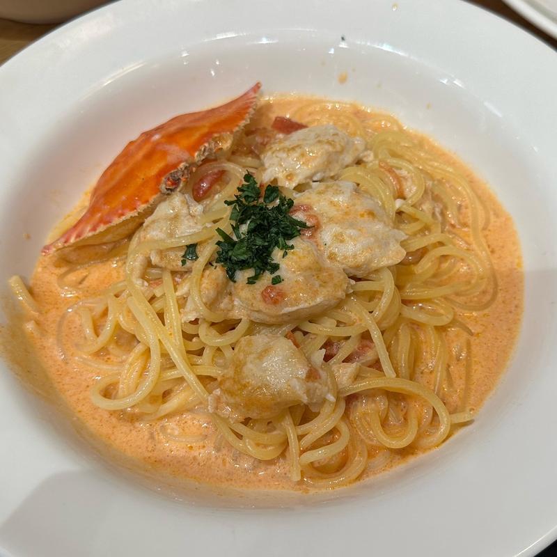 渡り蟹のトマトクリーム(ポポラマーマ イトーヨーカドー木場店)