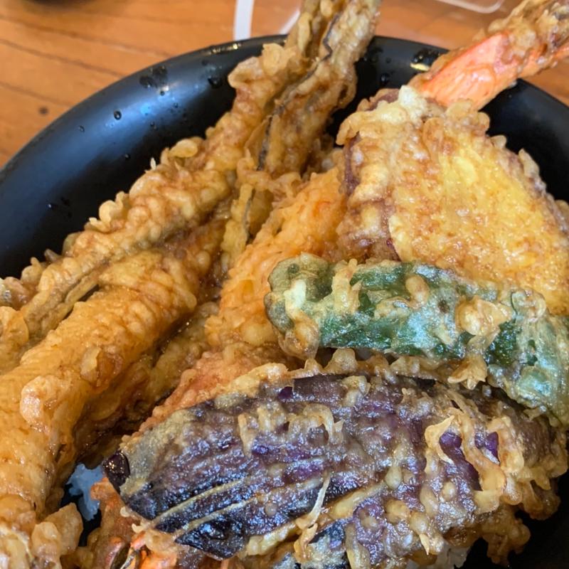 大海老あなご天丼(天秀)