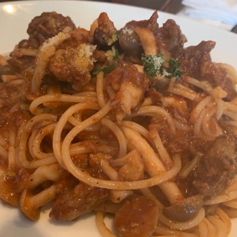 ミートソースパスタ(イタリア食堂 ROSSO （【旧店名：CUCINA ROSSO】 ）)