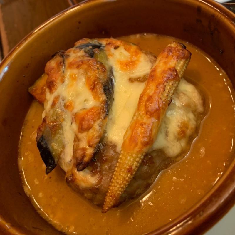 煮込み豚ハンバーグ(イタリア食堂 ROSSO （【旧店名：CUCINA ROSSO】 ）)