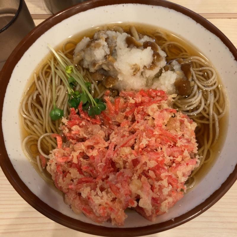 なめこおろしそば(そばの神田 東一屋 名掛丁店 （そばのかんだ とういちや）)