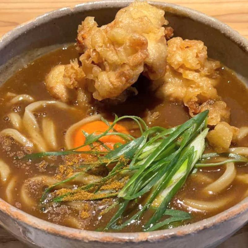 とり天カレーうどん(あすろう)