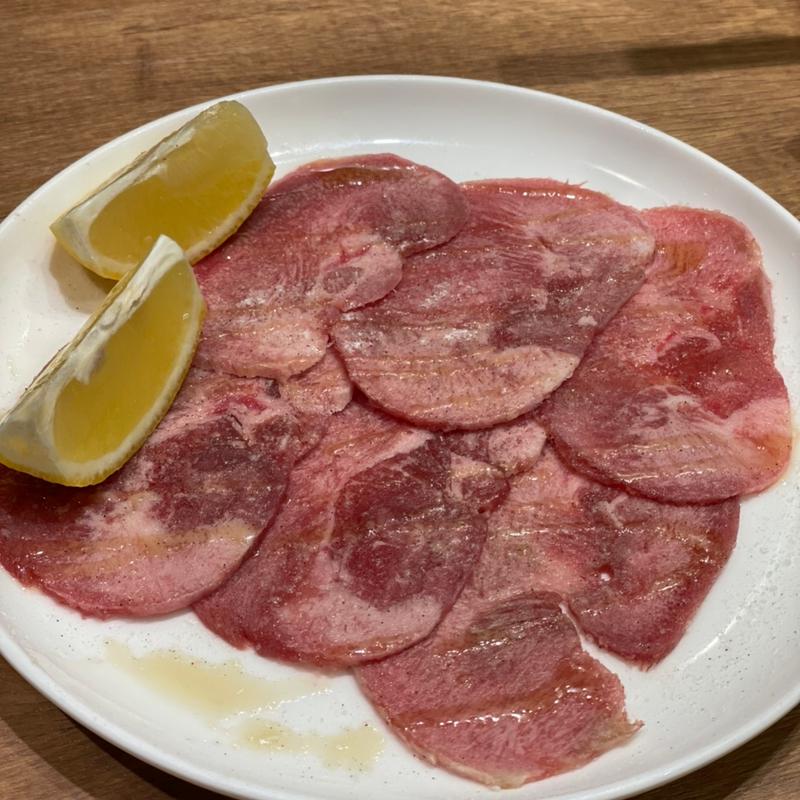 プレミアムコース(炙り塩たん　レモン)(プレミアムカルビ 西鶴間店)