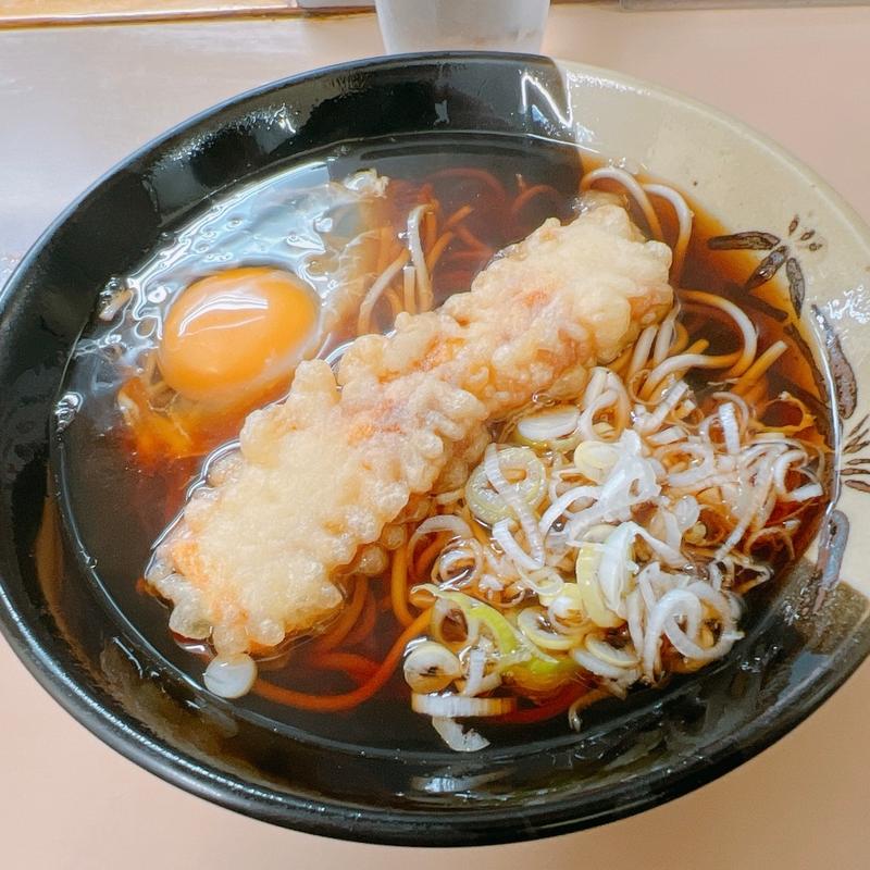 ちくわ天玉そば(立喰そば かしやま )