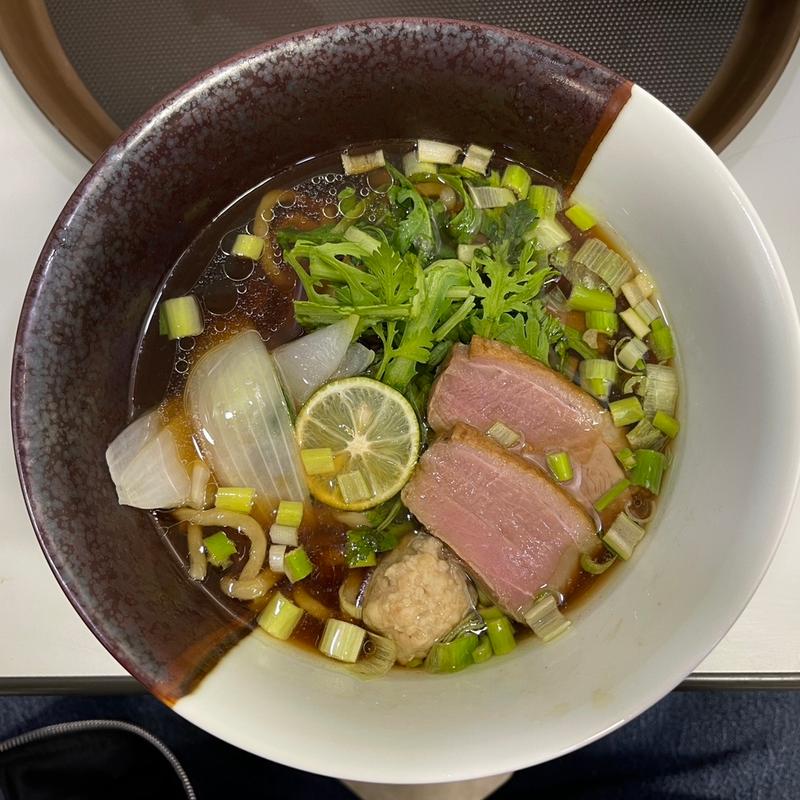 鴨醤油らーめん(饗 くろ㐂)