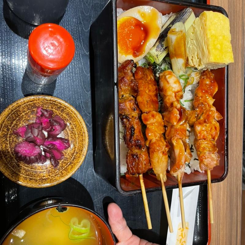 焼とり重定食(竹乃屋 大橋駅ナカ店)