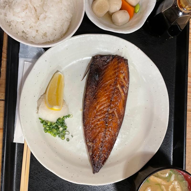 サバみりん定食(梅山鉄平食堂 )