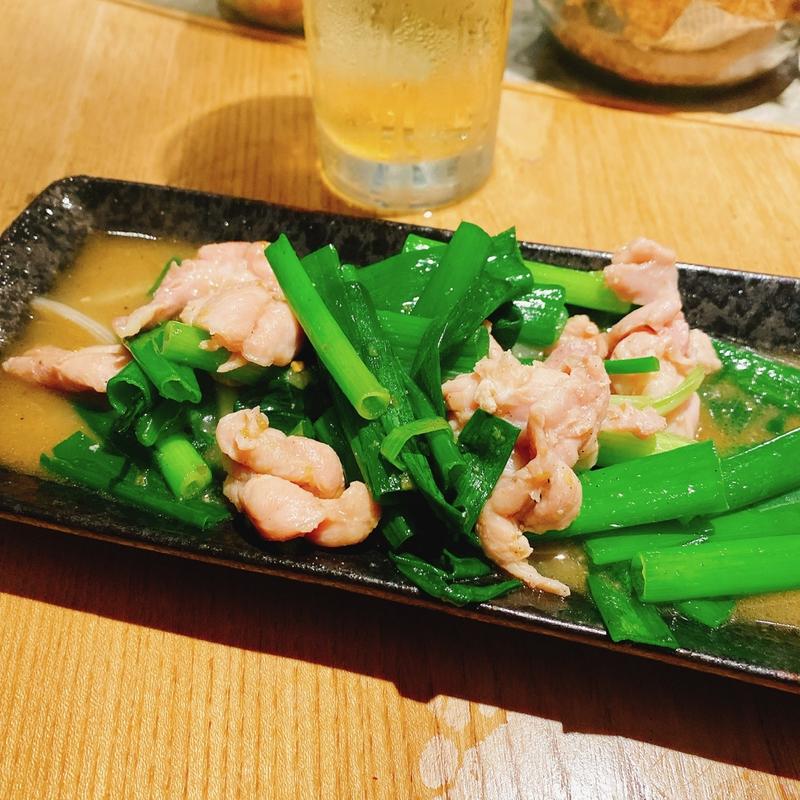 せせりと九条葱の柚子こしょう焼(京都スタンドきよきよ)