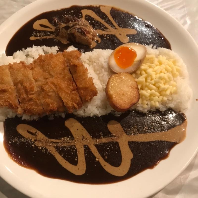二種盛りカレー（赤身カツ、オールスパイス）(ロダン)