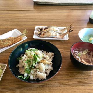 鮎定食(ひのきや )