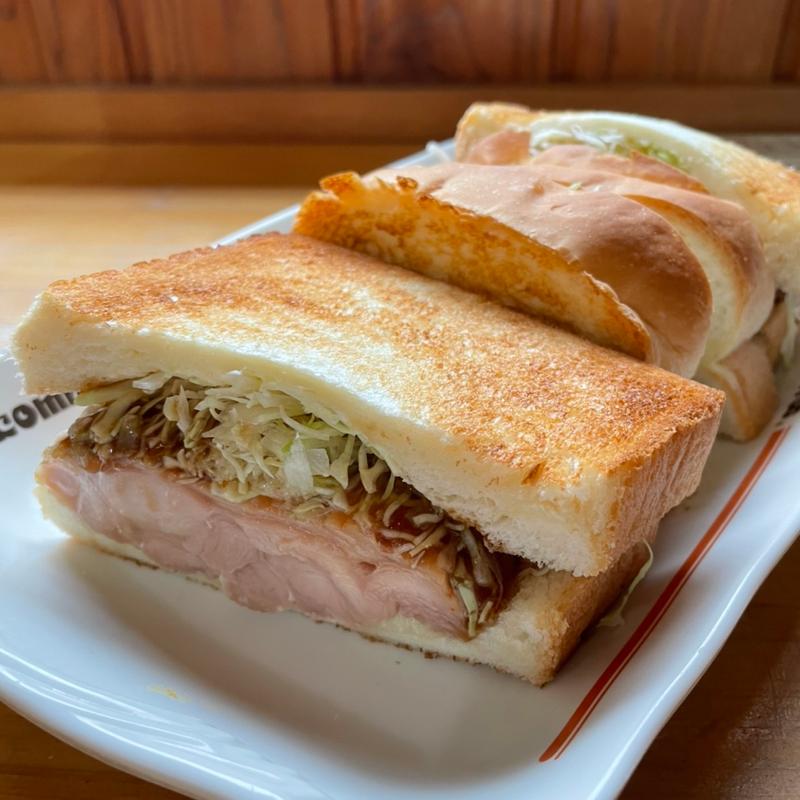 あみ焼きチキンホットサンド(コメダ珈琲店 堺鳳店 )