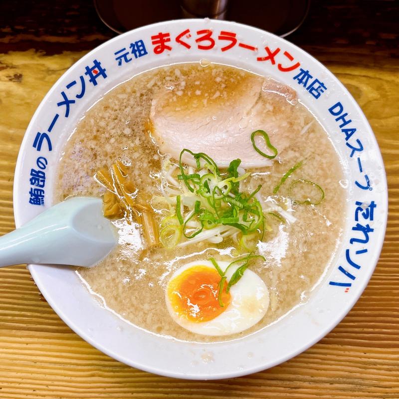 正油ラーメン(元祖まぐろラーメン本店)