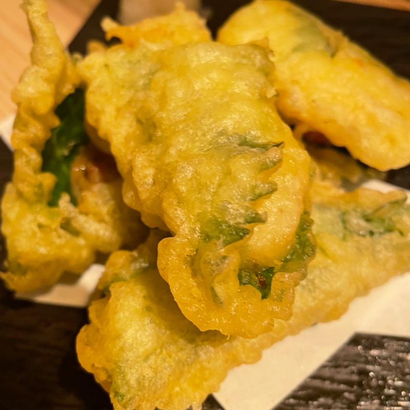 牡蠣はさみ揚げ(海鮮個室 鮮や一夜)