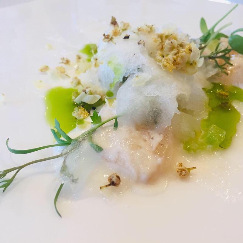 無農薬梨のソルベ(トラットリアシン)